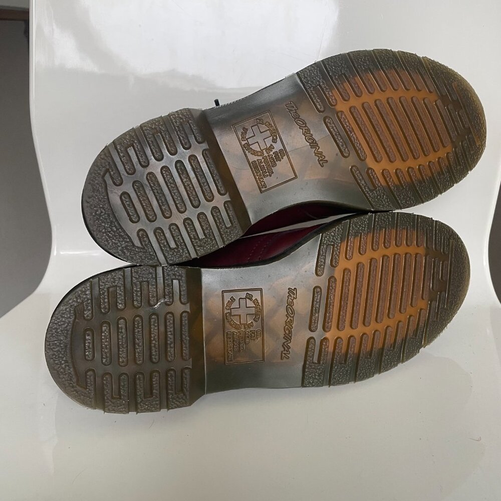 Doc Martens cherry red antique temperly oxford - Picture 5 of 6